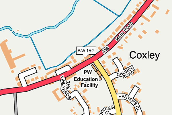 BA5 1RG map - OS OpenMap – Local (Ordnance Survey) BA5 1RG map - OS OpenMap – Local (Ordnance Survey)