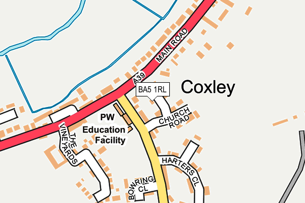 BA5 1RL map - OS OpenMap – Local (Ordnance Survey) BA5 1RL map - OS OpenMap – Local (Ordnance Survey)