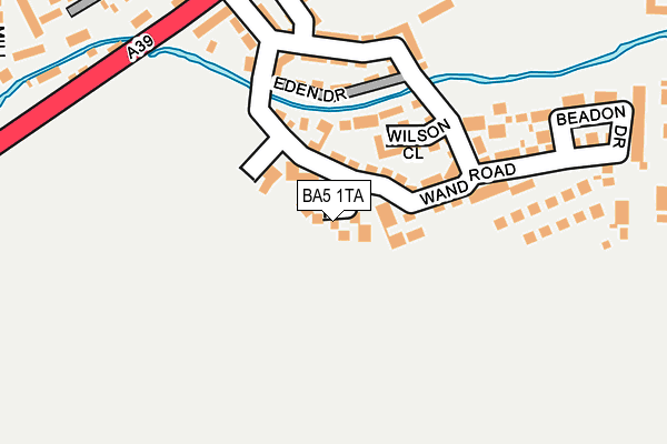 BA5 1TA map - OS OpenMap – Local (Ordnance Survey) BA5 1TA map - OS OpenMap – Local (Ordnance Survey)