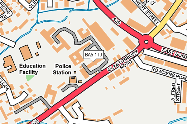 BA5 1TJ map - OS OpenMap – Local (Ordnance Survey) BA5 1TJ map - OS OpenMap – Local (Ordnance Survey)