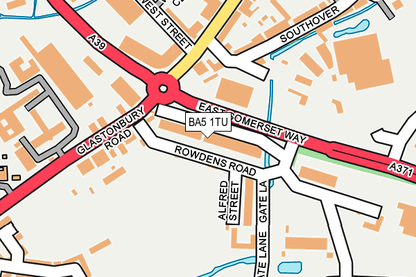 BA5 1TU map - OS OpenMap – Local (Ordnance Survey) BA5 1TU map - OS OpenMap – Local (Ordnance Survey)