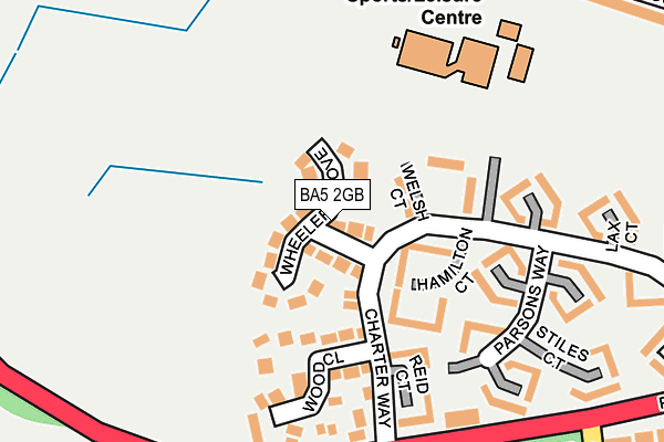 BA5 2GB map - OS OpenMap – Local (Ordnance Survey)