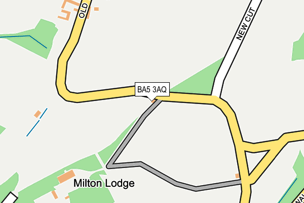 BA5 3AQ map - OS OpenMap – Local (Ordnance Survey) BA5 3AQ map - OS OpenMap – Local (Ordnance Survey)