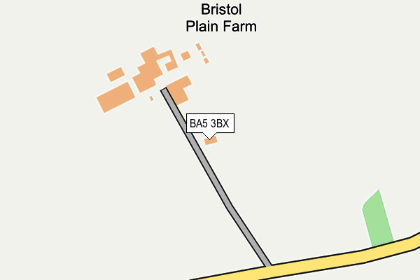 BA5 3BX map - OS OpenMap – Local (Ordnance Survey) BA5 3BX map - OS OpenMap – Local (Ordnance Survey)
