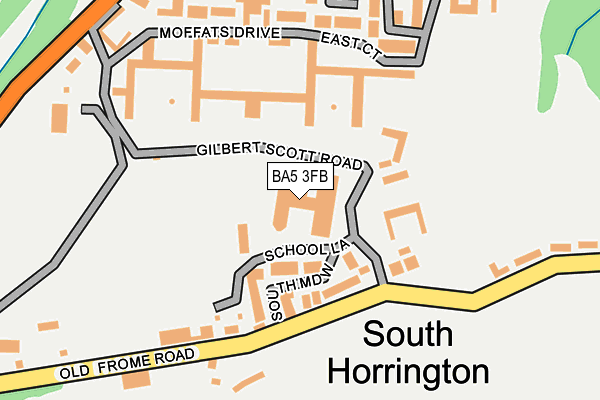 BA5 3FB map - OS OpenMap – Local (Ordnance Survey) BA5 3FB map - OS OpenMap – Local (Ordnance Survey)