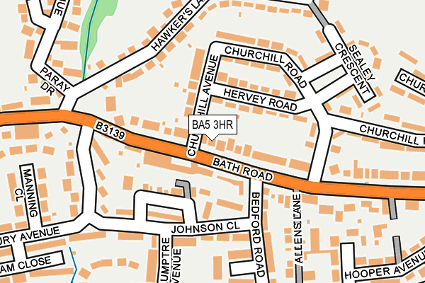 BA5 3HR map - OS OpenMap – Local (Ordnance Survey) BA5 3HR map - OS OpenMap – Local (Ordnance Survey)