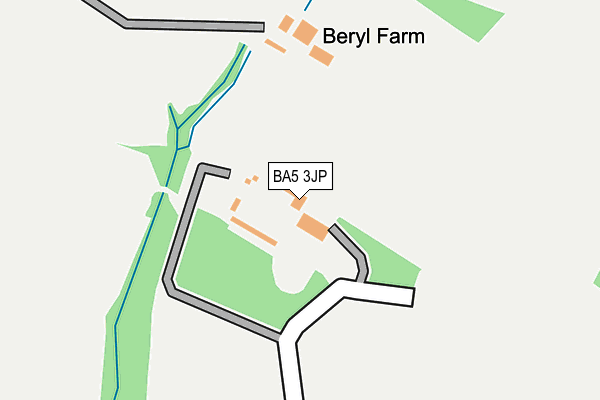 BA5 3JP map - OS OpenMap – Local (Ordnance Survey) BA5 3JP map - OS OpenMap – Local (Ordnance Survey)