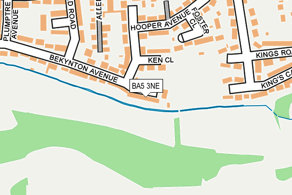 BA5 3NE map - OS OpenMap – Local (Ordnance Survey) BA5 3NE map - OS OpenMap – Local (Ordnance Survey)