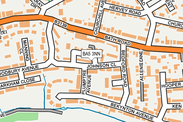 BA5 3NN map - OS OpenMap – Local (Ordnance Survey) BA5 3NN map - OS OpenMap – Local (Ordnance Survey)