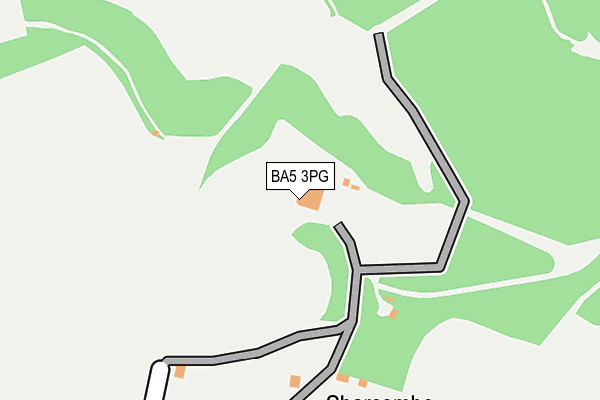 BA5 3PG map - OS OpenMap – Local (Ordnance Survey) BA5 3PG map - OS OpenMap – Local (Ordnance Survey)
