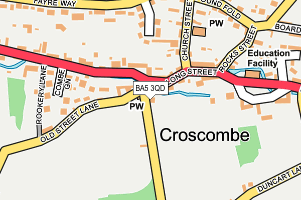 BA5 3QD map - OS OpenMap – Local (Ordnance Survey) BA5 3QD map - OS OpenMap – Local (Ordnance Survey)