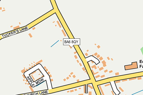 BA6 8QY map - OS OpenMap – Local (Ordnance Survey) BA6 8QY map - OS OpenMap – Local (Ordnance Survey)
