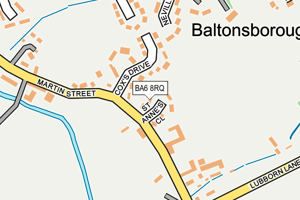 BA6 8RQ map - OS OpenMap – Local (Ordnance Survey) BA6 8RQ map - OS OpenMap – Local (Ordnance Survey)