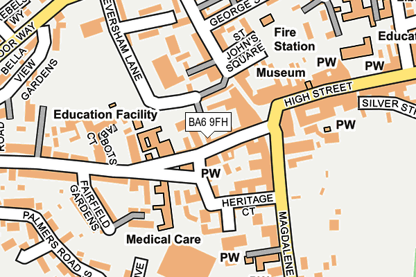 BA6 9FH map - OS OpenMap – Local (Ordnance Survey) BA6 9FH map - OS OpenMap – Local (Ordnance Survey)