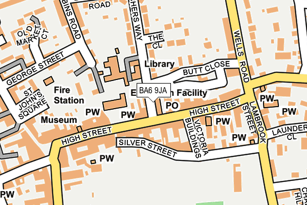BA6 9JA map - OS OpenMap – Local (Ordnance Survey) BA6 9JA map - OS OpenMap – Local (Ordnance Survey)