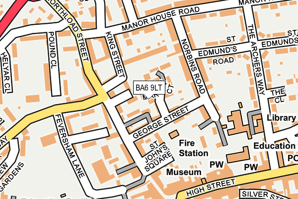 BA6 9LT map - OS OpenMap – Local (Ordnance Survey) BA6 9LT map - OS OpenMap – Local (Ordnance Survey)