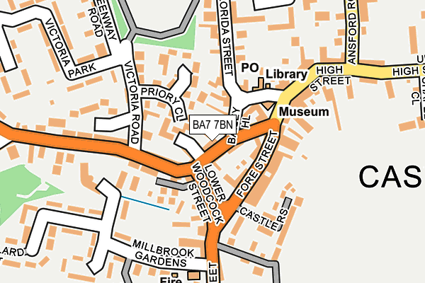 BA7 7BN map - OS OpenMap – Local (Ordnance Survey) BA7 7BN map - OS OpenMap – Local (Ordnance Survey)