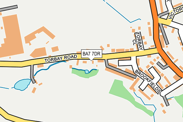 BA7 7DR map - OS OpenMap – Local (Ordnance Survey) BA7 7DR map - OS OpenMap – Local (Ordnance Survey)