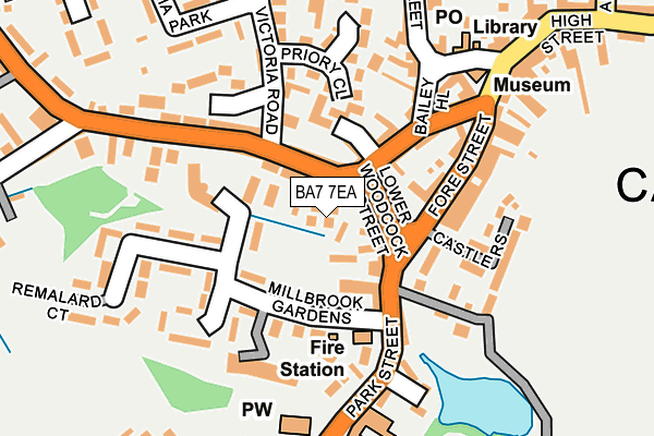 BA7 7EA map - OS OpenMap – Local (Ordnance Survey) BA7 7EA map - OS OpenMap – Local (Ordnance Survey)