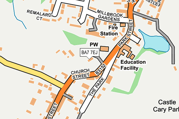 BA7 7EJ map - OS OpenMap – Local (Ordnance Survey) BA7 7EJ map - OS OpenMap – Local (Ordnance Survey)