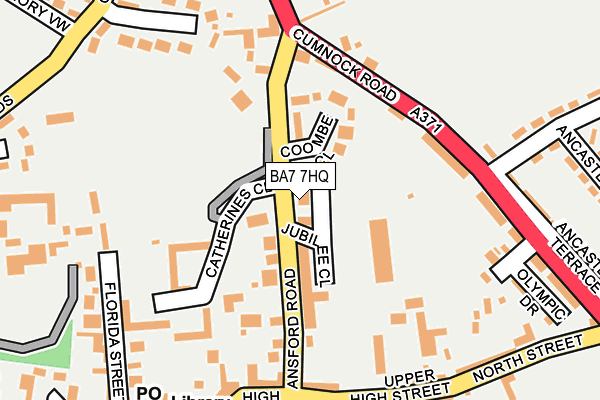 BA7 7HQ map - OS OpenMap – Local (Ordnance Survey) BA7 7HQ map - OS OpenMap – Local (Ordnance Survey)
