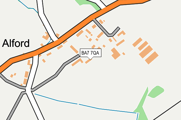BA7 7QA map - OS OpenMap – Local (Ordnance Survey) BA7 7QA map - OS OpenMap – Local (Ordnance Survey)