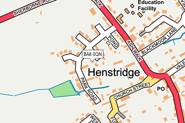 BA8 0QN map - OS OpenMap – Local (Ordnance Survey) BA8 0QN map - OS OpenMap – Local (Ordnance Survey)