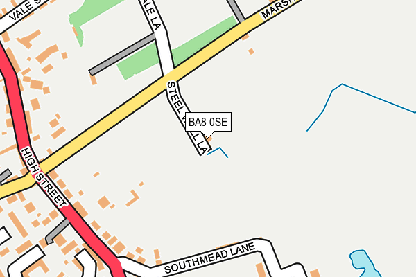 BA8 0SE map - OS OpenMap – Local (Ordnance Survey) BA8 0SE map - OS OpenMap – Local (Ordnance Survey)