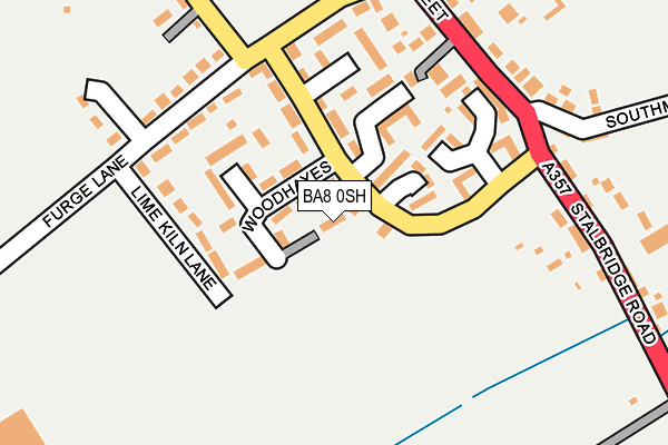 BA8 0SH map - OS OpenMap – Local (Ordnance Survey) BA8 0SH map - OS OpenMap – Local (Ordnance Survey)
