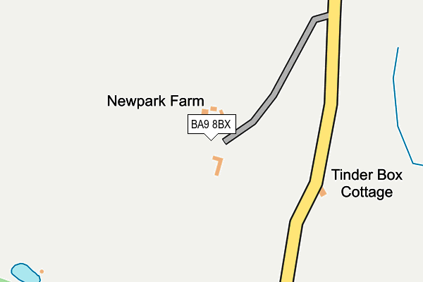 BA9 8BX map - OS OpenMap – Local (Ordnance Survey) BA9 8BX map - OS OpenMap – Local (Ordnance Survey)