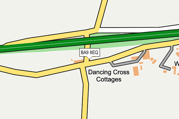 BA9 8EQ map - OS OpenMap – Local (Ordnance Survey)