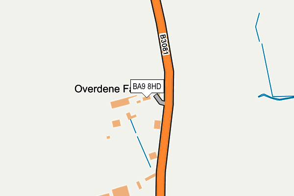 BA9 8HD map - OS OpenMap – Local (Ordnance Survey) BA9 8HD map - OS OpenMap – Local (Ordnance Survey)