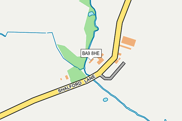BA9 8HE map - OS OpenMap – Local (Ordnance Survey) BA9 8HE map - OS OpenMap – Local (Ordnance Survey)
