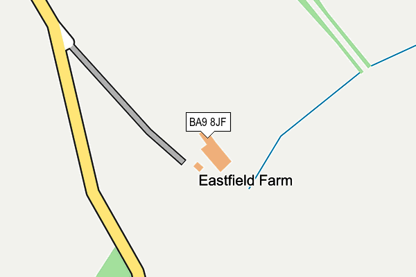 BA9 8JF map - OS OpenMap – Local (Ordnance Survey) BA9 8JF map - OS OpenMap – Local (Ordnance Survey)