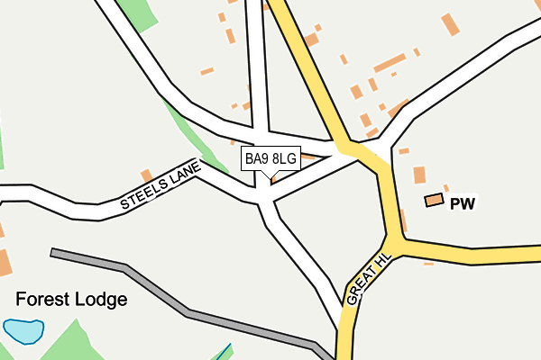 BA9 8LG map - OS OpenMap – Local (Ordnance Survey) BA9 8LG map - OS OpenMap – Local (Ordnance Survey)