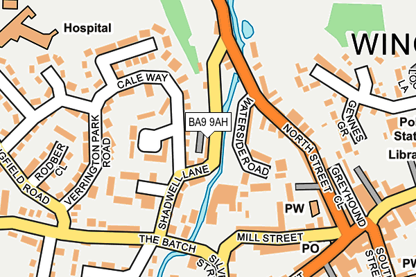 BA9 9AH map - OS OpenMap – Local (Ordnance Survey) BA9 9AH map - OS OpenMap – Local (Ordnance Survey)