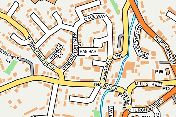 BA9 9AS map - OS OpenMap – Local (Ordnance Survey) BA9 9AS map - OS OpenMap – Local (Ordnance Survey)