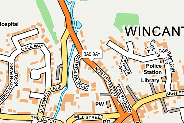 BA9 9AY map - OS OpenMap – Local (Ordnance Survey) BA9 9AY map - OS OpenMap – Local (Ordnance Survey)