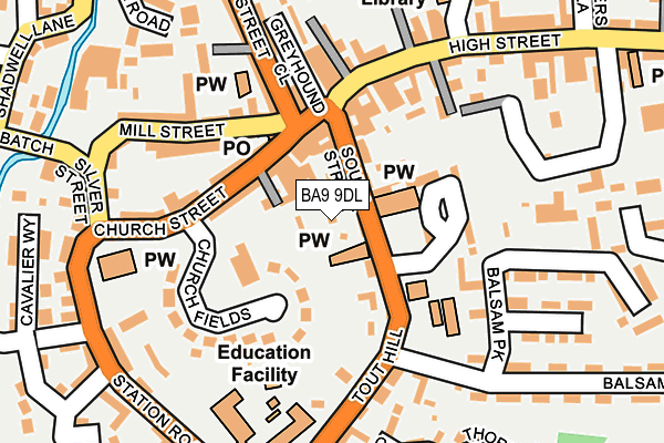 BA9 9DL map - OS OpenMap – Local (Ordnance Survey) BA9 9DL map - OS OpenMap – Local (Ordnance Survey)