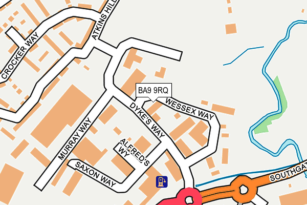 BA9 9RQ map - OS OpenMap – Local (Ordnance Survey) BA9 9RQ map - OS OpenMap – Local (Ordnance Survey)