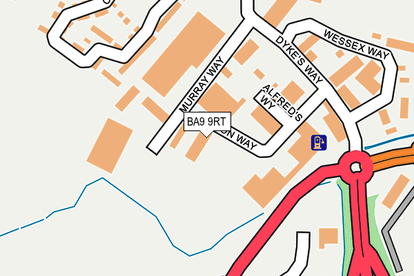 BA9 9RT map - OS OpenMap – Local (Ordnance Survey) BA9 9RT map - OS OpenMap – Local (Ordnance Survey)