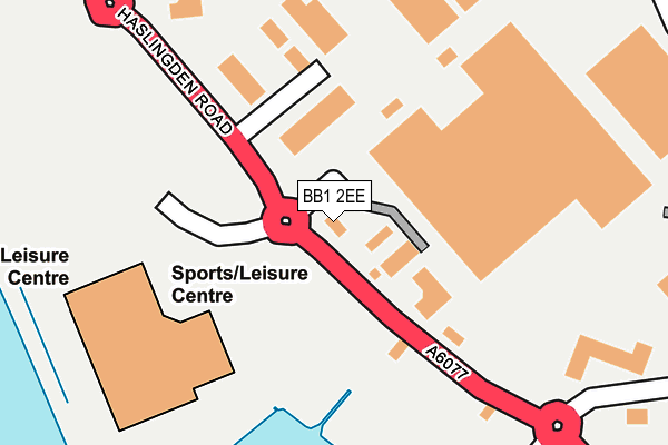 BB1 2EE map - OS OpenMap – Local (Ordnance Survey) BB1 2EE map - OS OpenMap – Local (Ordnance Survey)