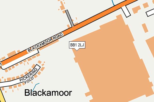 BB1 2LJ map - OS OpenMap – Local (Ordnance Survey) BB1 2LJ map - OS OpenMap – Local (Ordnance Survey)