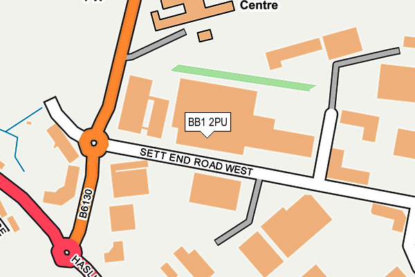 BB1 2PU map - OS OpenMap – Local (Ordnance Survey) BB1 2PU map - OS OpenMap – Local (Ordnance Survey)