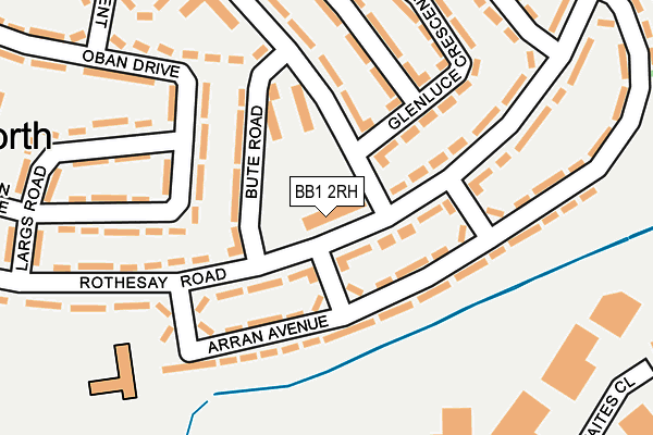 BB1 2RH map - OS OpenMap – Local (Ordnance Survey) BB1 2RH map - OS OpenMap – Local (Ordnance Survey)