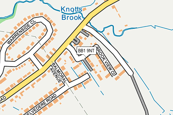 BB1 9NT map - OS OpenMap – Local (Ordnance Survey) BB1 9NT map - OS OpenMap – Local (Ordnance Survey)