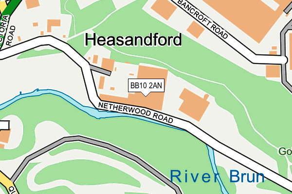 BB10 2AN map - OS OpenMap – Local (Ordnance Survey) BB10 2AN map - OS OpenMap – Local (Ordnance Survey)