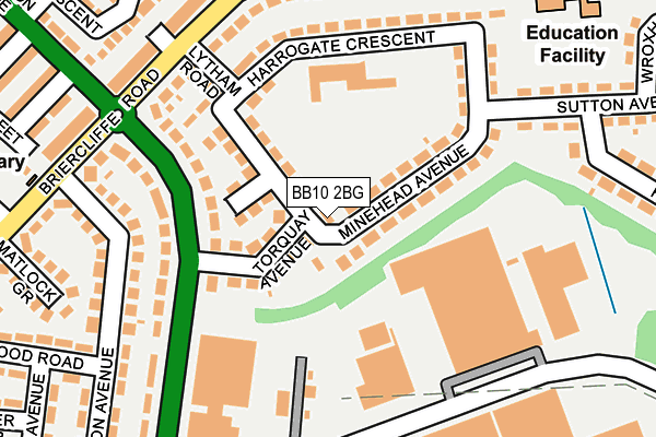 BB10 2BG map - OS OpenMap – Local (Ordnance Survey) BB10 2BG map - OS OpenMap – Local (Ordnance Survey)