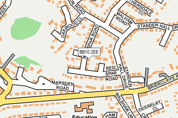 BB10 2EE map - OS OpenMap – Local (Ordnance Survey) BB10 2EE map - OS OpenMap – Local (Ordnance Survey)