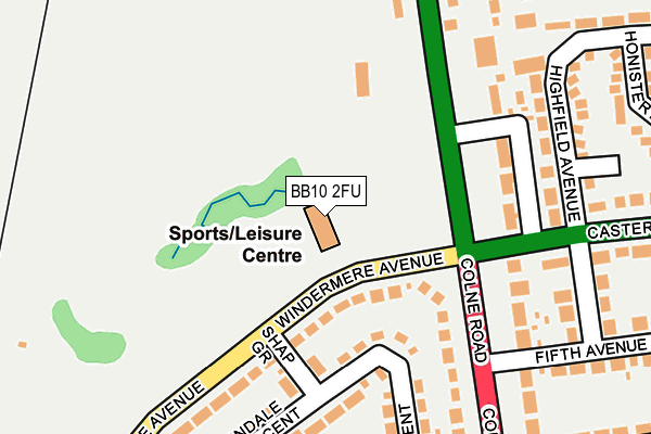 BB10 2FU map - OS OpenMap – Local (Ordnance Survey) BB10 2FU map - OS OpenMap – Local (Ordnance Survey)